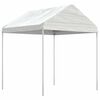 vidaXL Alt&aacute;n se střechou b&iacute;l&yacute; 2,28 x 2,23 x 2,69 m polyethylen