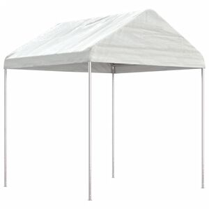 vidaXL Alt&aacute;n se střechou b&iacute;l&yacute; 2,28 x 2,23 x 2,69 m polyethylen