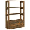 vidaXL Př&iacute;born&iacute;k kouřov&yacute; dub 80x30x119,5 cm kompozitn&iacute; dřevo