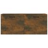 vidaXL N&aacute;stěnn&aacute; skř&iacute;ňka kouřov&yacute; dub 80 x 35 x 36,5 cm kompozitn&iacute; dřevo