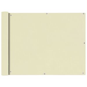 vidaXL Balk&oacute;nov&aacute; z&aacute;stěna z oxfordsk&eacute; l&aacute;tky 90x600 cm kr&eacute;mov&aacute;