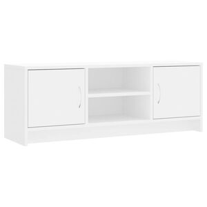 vidaXL TV skř&iacute;ňka b&iacute;l&aacute; 102x30x37,5 cm kompozitn&iacute; dřevo