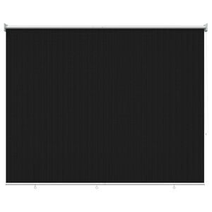 vidaXL Venkovn&iacute; roletov&aacute; žaluzie 90 % blokov&aacute;n&iacute; UV Čern&aacute; 200 x 140 cm