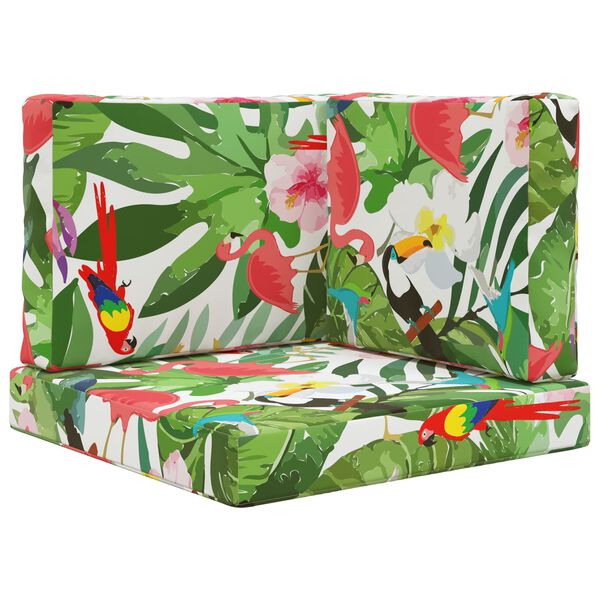 vidaXL Venkovn&iacute; pol&scaron;t&aacute;ř na pohovku 3 pcs pestr&aacute; Polyester