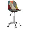vidaXL Otočn&eacute; j&iacute;deln&iacute; židle 2 ks patchwork textil