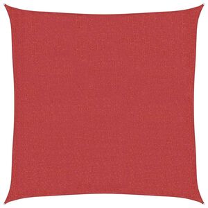 vidaXL St&iacute;n&iacute;c&iacute; plachta 160 g/m&sup2; červen&aacute; 2 x 2 m HDPE