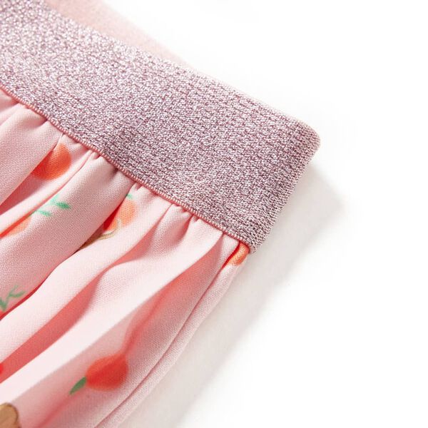 Dětsk&aacute; plisovan&aacute; sukně světle oranžov&aacute; 116