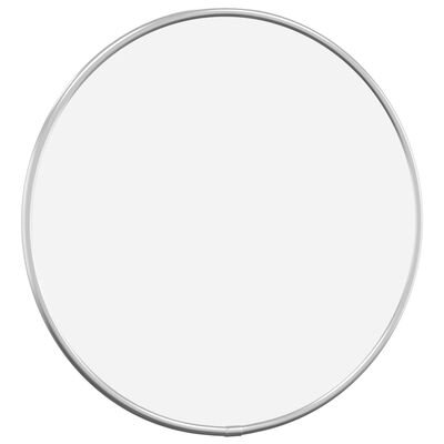 vidaXL Nástěnné zrcadlo stříbrné Ø 30 cm kulaté