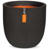 Capi Kulat&yacute; květin&aacute;č Urban Smooth 35 x 34 cm čern&yacute; KBL932