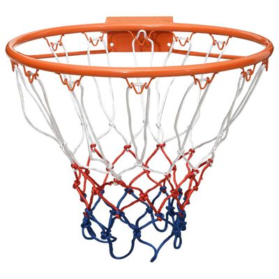vidaXL Basketbalová obroučka oranžová 39 cm ocel