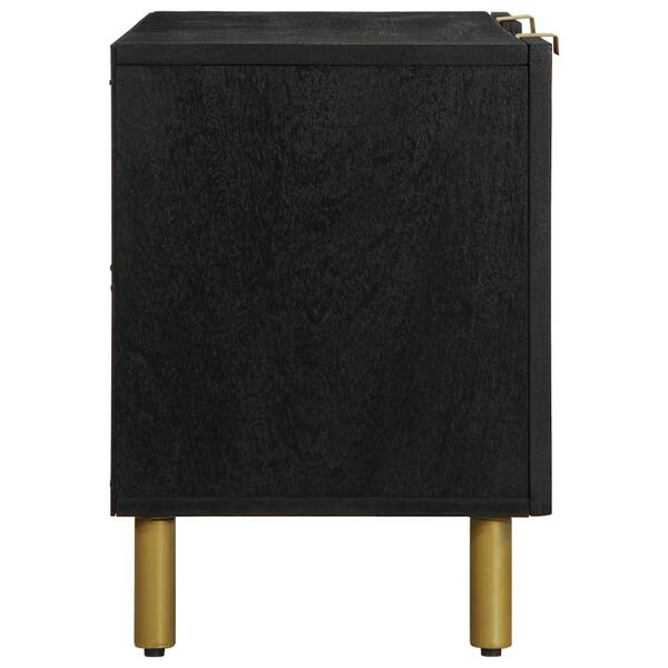 vidaXL TV skř&iacute;ňka čern&aacute; 105 x 33 x 46 cm kompozitn&iacute; dřevo