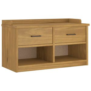 vidaXL Lavice do předs&iacute;ně SANDNES 87x40x50 cm masivn&iacute; borovice