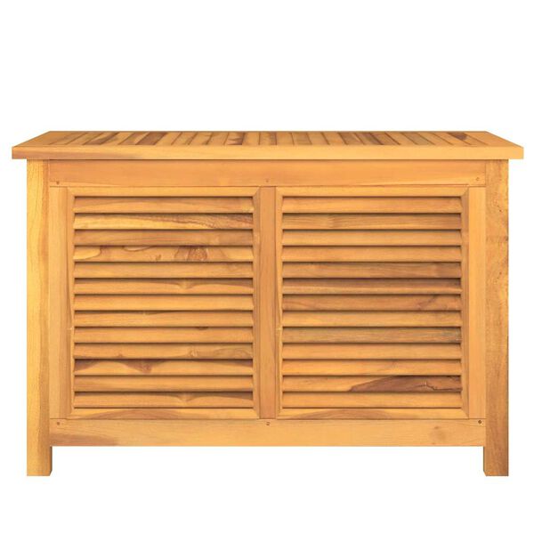 vidaXL Zahradn&iacute; &uacute;ložn&yacute; box s vložkou 90 x 50 x 58 cm masivn&iacute; teak