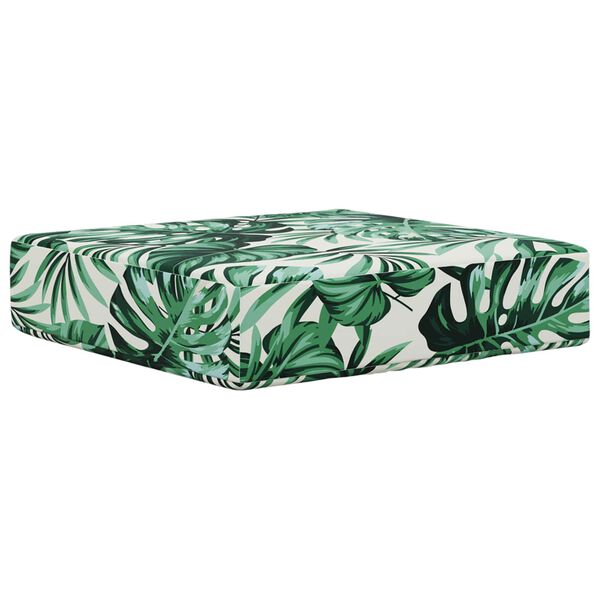 vidaXL Venkovn&iacute; sedac&iacute; pol&scaron;t&aacute;ř Vzor listů 40 x 40 x 8 cm