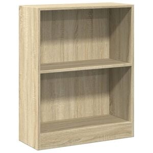 vidaXL Knihovna sonoma dub 60 x 24 x 76 cm kompozitn&iacute; dřevo