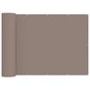 vidaXL Z&aacute;stěna na balkon 150 x 200 cm Polyester Taupe