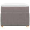 vidaXL Box spring postel s matrac&iacute; taupe 100 x 200 cm textil