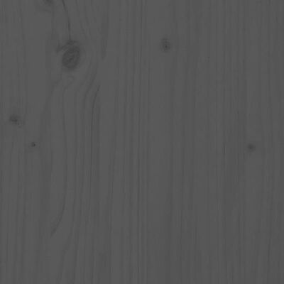 vidaXL Válenda šedá 90 x 190 cm masivní borové dřevo