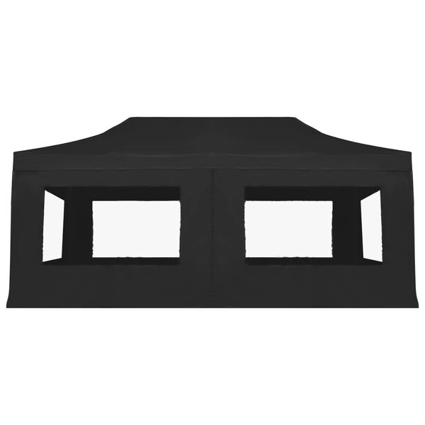 vidaXL Profesion&aacute;ln&iacute; skl&aacute;dac&iacute; party stan + stěny hlin&iacute;k 6x3 m antracit