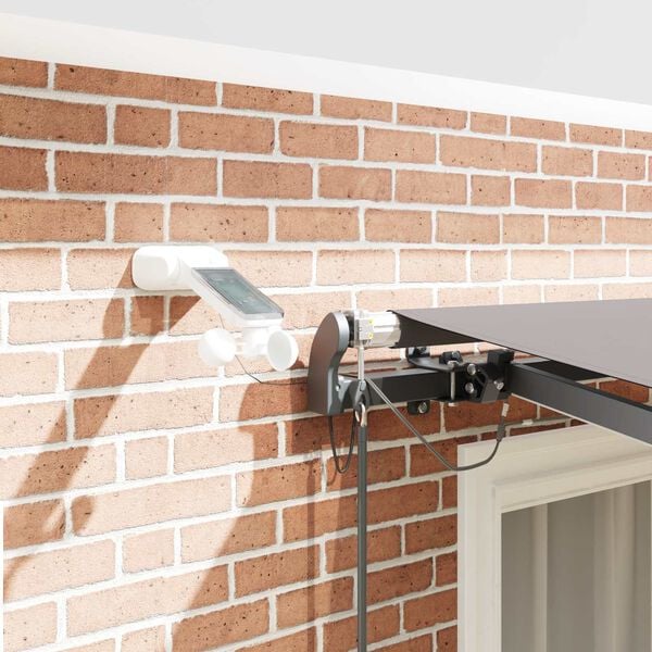 vidaXL Budsorovateln&eacute; zastře&scaron;en&iacute; s Světle &scaron;ed&aacute; 300 x 250 cm textil