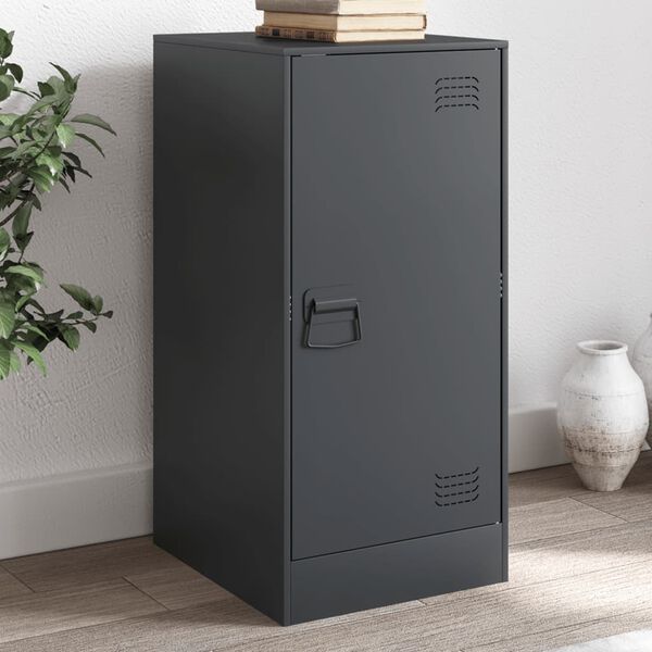 vidaXL Př&iacute;born&iacute;k antracitov&yacute; 34,5 x 39 x 73 cm ocel