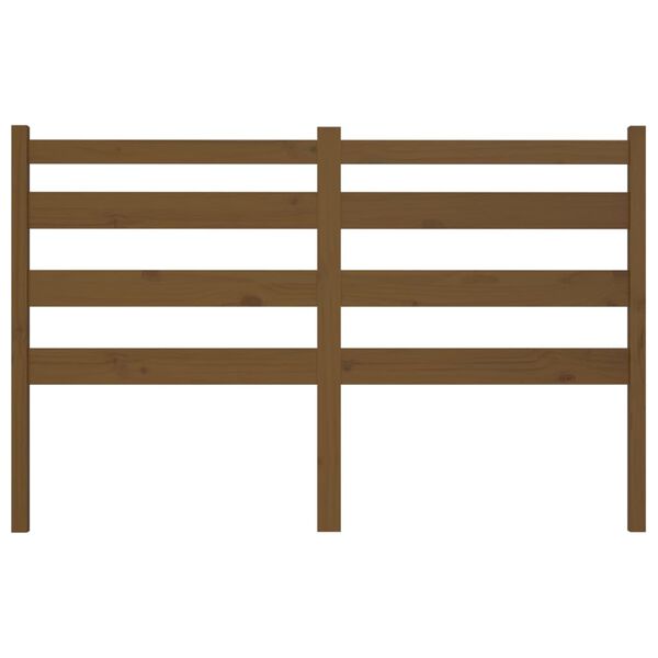 vidaXL Čelo postele medově hněd&eacute; 146 x 4 x 100 cm masivn&iacute; borovice