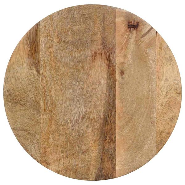 vidaXL Odkl&aacute;dac&iacute; stolek čern&yacute; &Oslash;37x45 cm masivn&iacute; mangovn&iacute;kov&eacute; dřevo