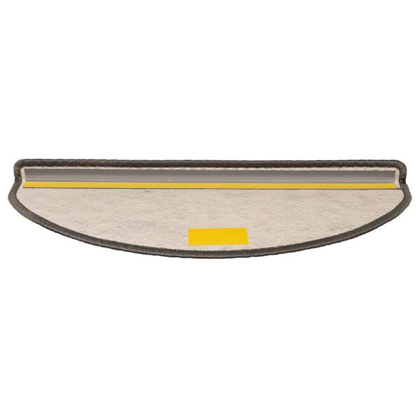 vidaXL Samolepic&iacute; rohože na schody Sisal-Look 30 ks &scaron;edo-b&eacute;žov&eacute;