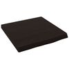 vidaXL N&aacute;stěnn&aacute; police tmavě hněd&aacute; 40x40x(2-4)cm o&scaron;etřen&yacute; masivn&iacute; dub