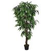 vidaXL Uměl&yacute; mangovn&iacute;k 300 listů 80 cm zelen&yacute;