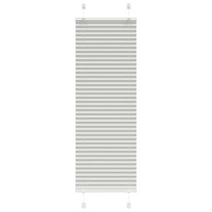 vidaXL Plisovan&aacute; roleta světle &scaron;ed&aacute; 40x100 cm &Scaron;&iacute;řka l&aacute;tky 39,4 cm