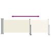 vidaXL Zatahovac&iacute; bočn&iacute; mark&yacute;za / z&aacute;stěna na terasu 80x300 cm kr&eacute;mov&aacute;