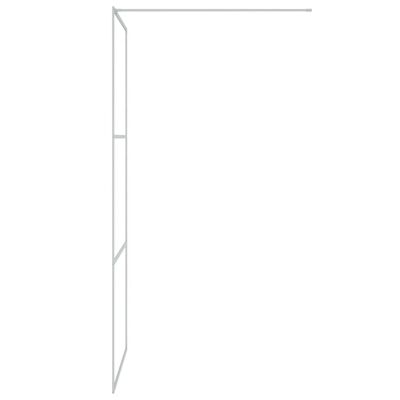 vidaXL Sprchová zástěna walk-in stříbrná 90 x 195 cm čiré ESG sklo