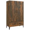 vidaXL Komoda kouřov&yacute; dub 70 x 31 x 115 cm kompozitn&iacute; dřevo
