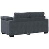 vidaXL Loveseat Sofa Tmavě &scaron;ed&aacute; 160x77x82 cm samet