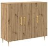 vidaXL Serv&iacute;rovac&iacute; skř&iacute;ň Artisanov&yacute; dub 90 x 34 x 80 cm