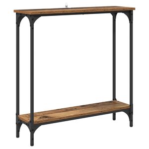 vidaXL Konzolov&yacute; stolek Star&eacute; dřevo 75 x 22,5 x 75 cm Kompozitn&iacute; dřevo
