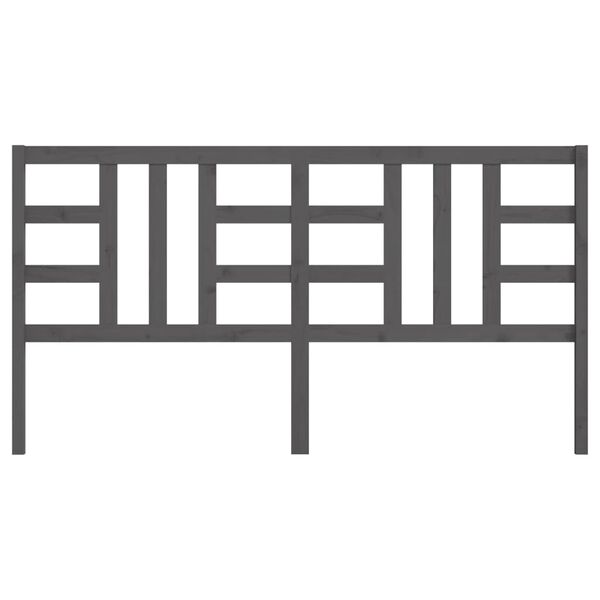 vidaXL Čelo postele &scaron;ed&eacute; 186 x 4 x 100 cm masivn&iacute; borovice