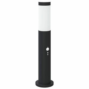 vidaXL Sloupkov&eacute; sv&iacute;tidlo se senzorem 50 cm nerezov&aacute; ocel IP44