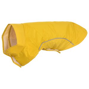 vidaXL Pl&aacute;&scaron;těnka pro psy s reflexn&iacute;mi proužky polyester žlut&aacute; XXS