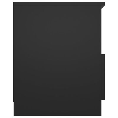 vidaXL Noční stolky 2 ks černé 40 x 40 x 50 cm dřevotříska