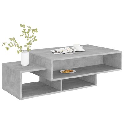 vidaXL Konferenční stolek betonově šedý 105 x 55 x 32 cm dřevotříska