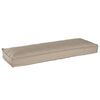 vidaXL Sada pol&scaron;t&aacute;řů na paletu 2 pcs Taupe 120 x 40 x 8 cm
