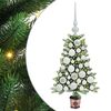 vidaXL V&aacute;nočn&iacute; stromeček s 150 LED diodami s stojanem Zelen&aacute; 65 cm PE