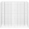 vidaXL Gabionový vyvýšený záhon pozinkovaná ocel 90 x 30 x 90 cm