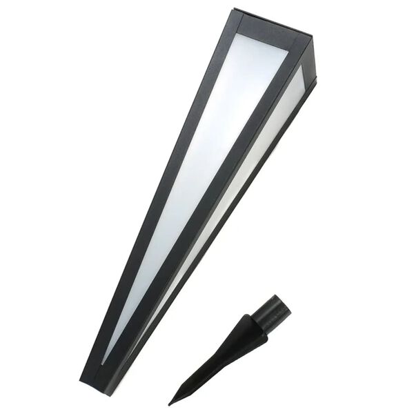 HI Sol&aacute;rn&iacute; zahradn&iacute; LED světlo do země 58 cm čern&eacute;