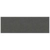 vidaXL N&aacute;stěnn&yacute; čeln&iacute;k 12 ks 90 x 30 cm Tmavě &scaron;ed&aacute; textil