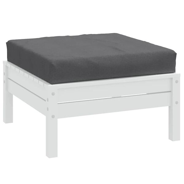 vidaXL Poduška na palety antracitová melanž 60x60x9,5 cm textil