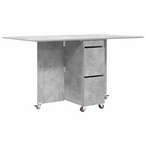 vidaXL J&iacute;deln&iacute; stůl 140 x 80 x 77 cm Kompozitn&iacute; dřevo Betonově &scaron;ed&aacute;