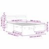 vidaXL R&aacute;m postele s čelo B&iacute;l&aacute; 120 x 200 cm Masivn&iacute; borov&eacute; dřevo